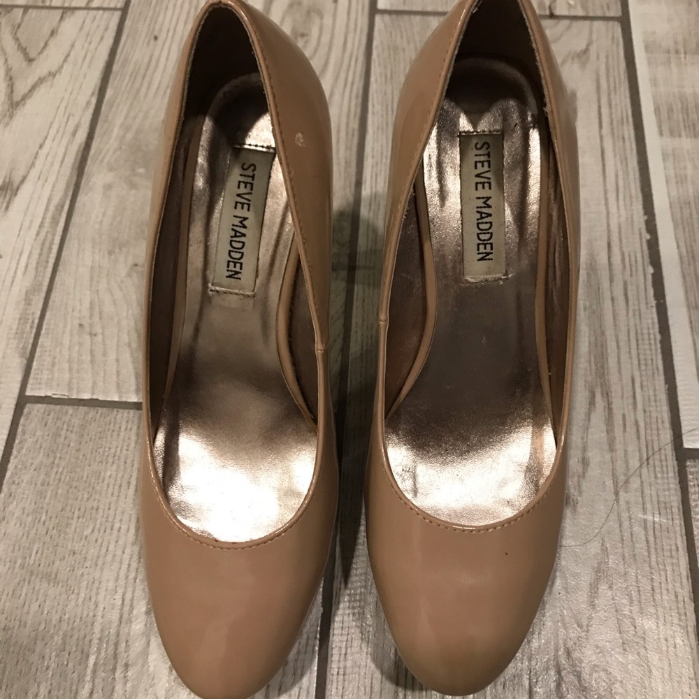 Nude high heels